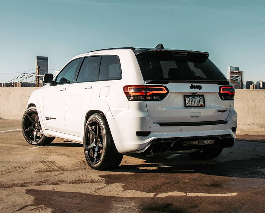 Parked Jeep Rare View